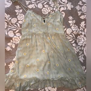 Light green daisy dress